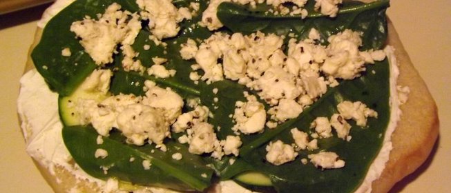 Жареный лаваш с творогом