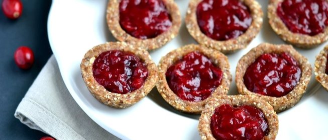 Тарталетки с брусникой