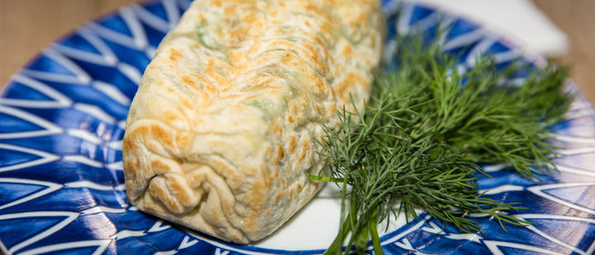 Пишлок-гумма с сыром и зеленью