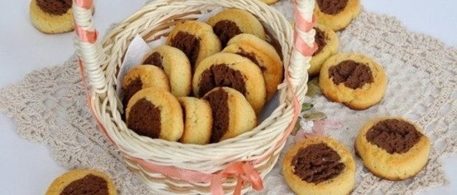Двухцветное печенье