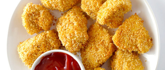 Куриные наггетсы с сырной корочкой