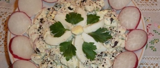 Печеночный салат