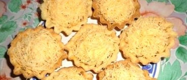 Корзиночки с куриной печенью