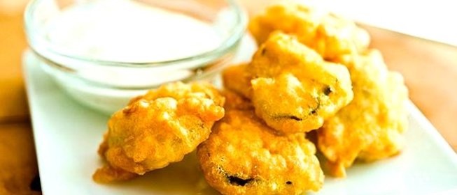 Огурцы в пивном кляре