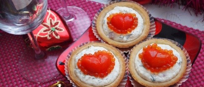 Тарталетки «Красное сердце»