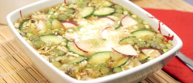 Окрошка на квасе