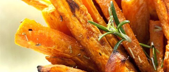 Чипсы из сладкого картофеля с ароматом мескитового дерева