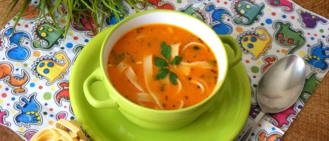 Куриный суп в итальянском стиле