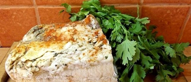 Сало вымоченое в остром рассоле