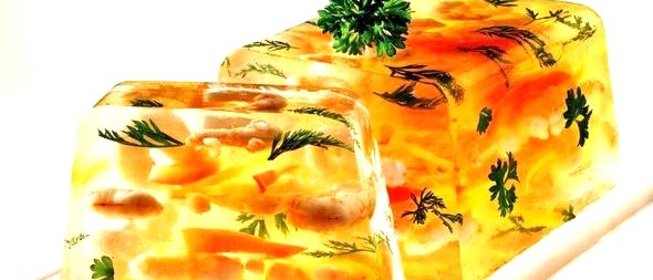 Креветки заливные