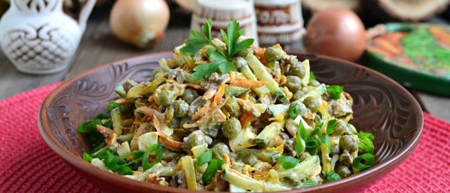 Салат Печеночный