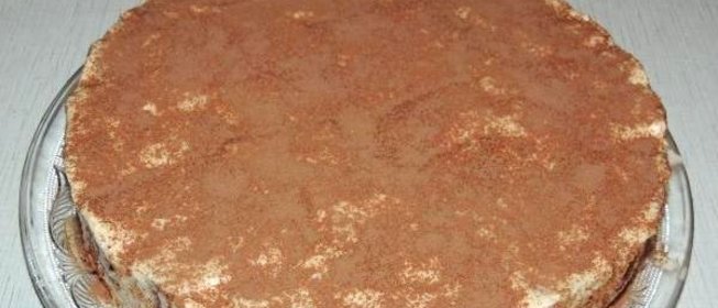 Тирамису без Савоярди