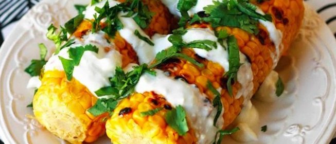 Кукуруза под сырным соусом