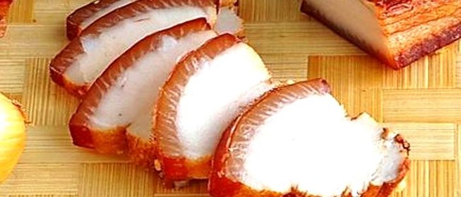 Копченое сало