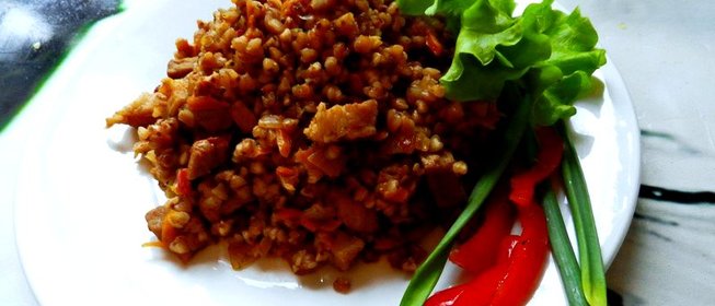 Гречка со свининой