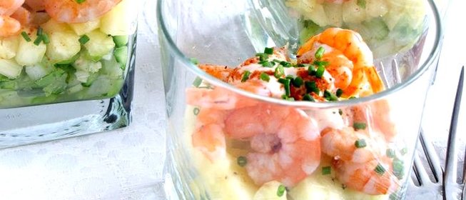 Низкокалорийная закуска к вину