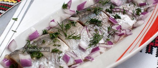 Сельдь солёная