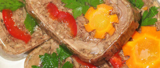 Студень говяжий (холодец)