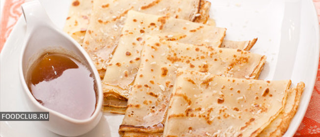Тонкие блинчики на молоке