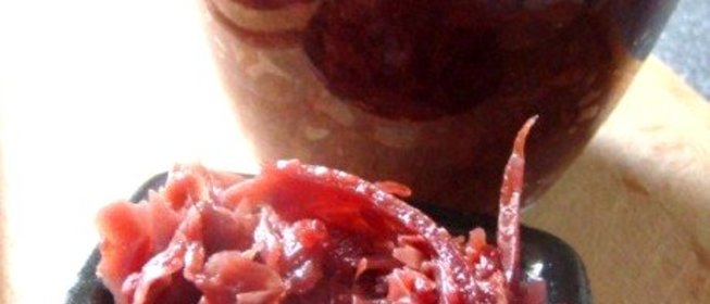 Гарнир из краснокочанной капусты по‑датски