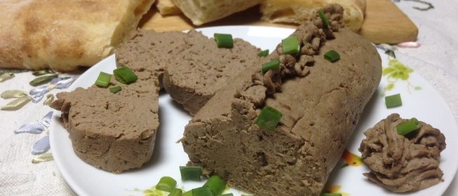 Паштет из гречки и куриной печени