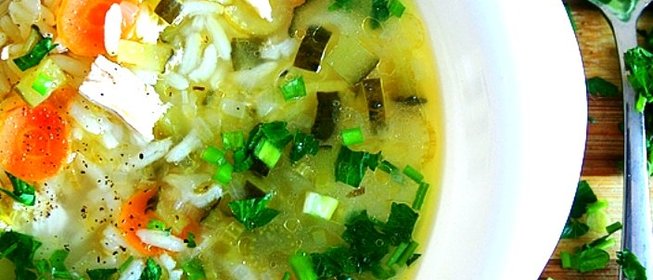 Диетический рассольник