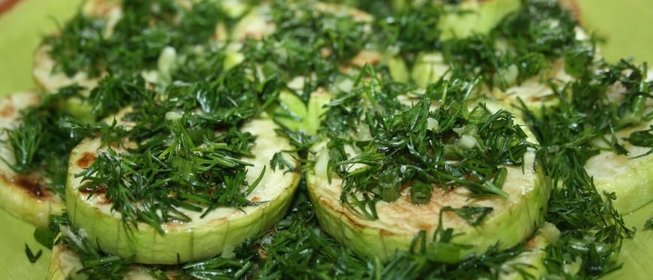 Холодная закуска из кабачков