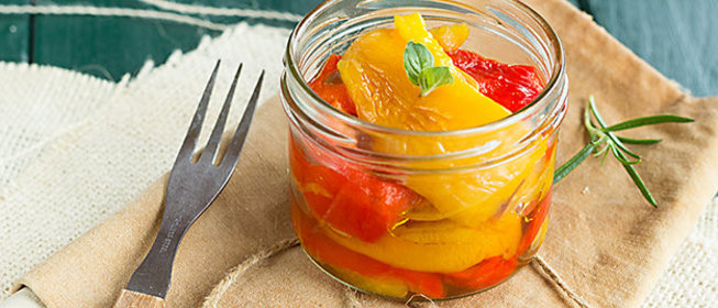 Печеный перец с орегано