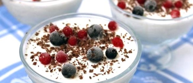 Творожно-ягодное суфле