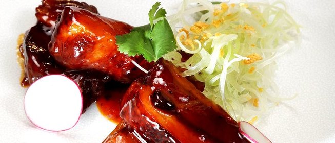 Свиные ребра в кисло-сладком соусе