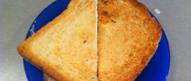 Сэндвич с семгой и курицей