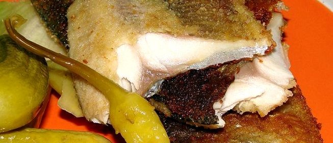 Селедка жареная