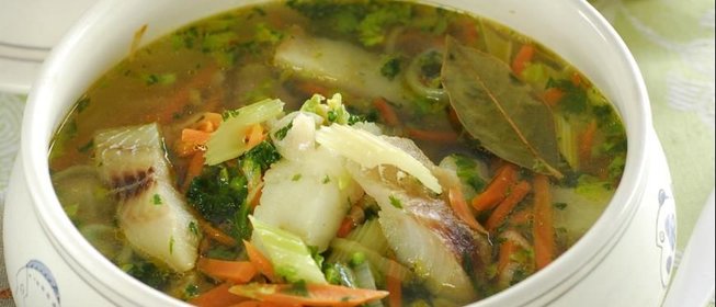 Рыбный суп с сельдереем