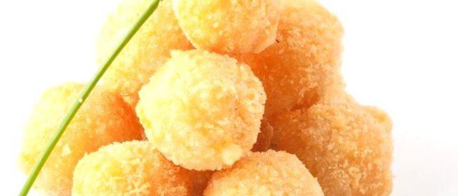 Сырные шарики на сковороде