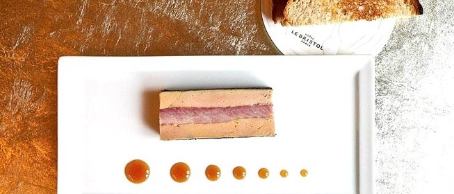 Террин из фуа-гра с копченым угрем