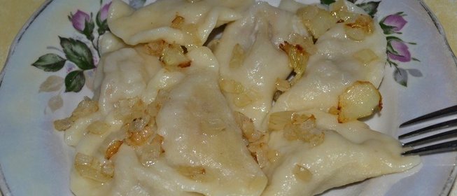 Вареники с мясом