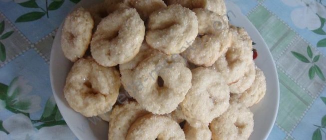 Сахарное печенье на квасе