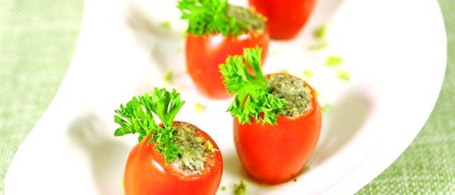 Фаршированные помидоры черри