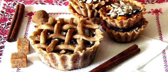 Тыквенные тарталетки с розмарином и семенами