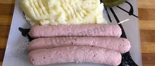 Сосиски домашние