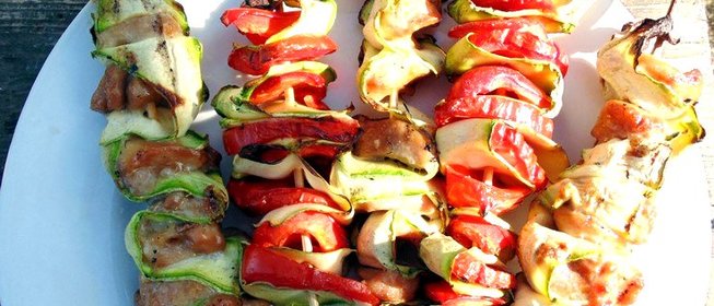 Закусочные мини-шашлычки гриль