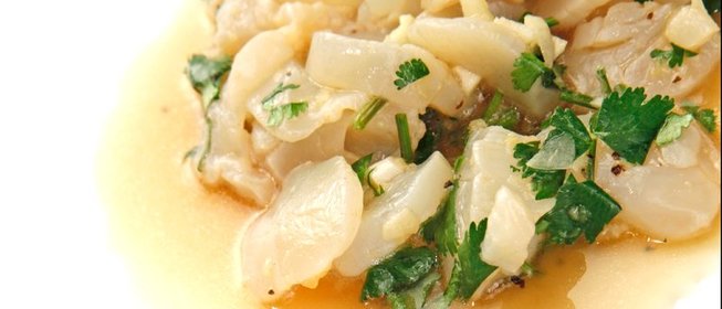 Севиче из гребешков