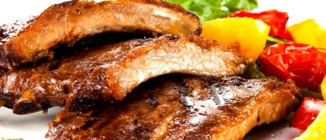 Свиные ребрышки в духовке