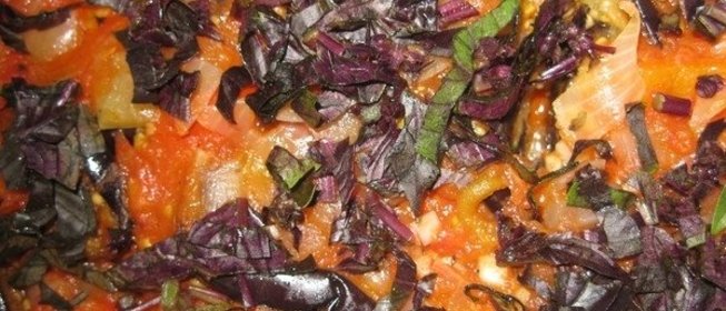 Закуска из баклажанов