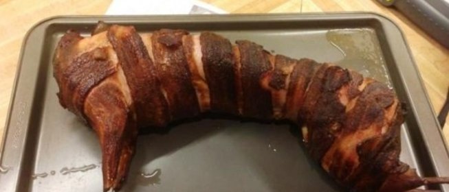 Кролик в коптильне