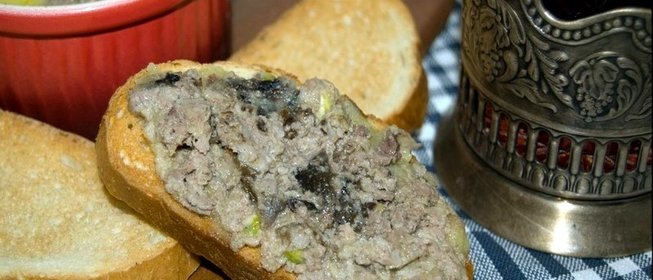 Паштет из утки с черносливом