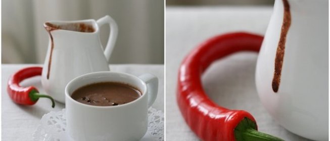Горячий шоколад с перцем чили