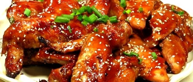 Сладкие куриные крылышки по‑корейски
