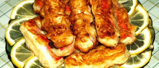 Крабовые палочки в кляре
