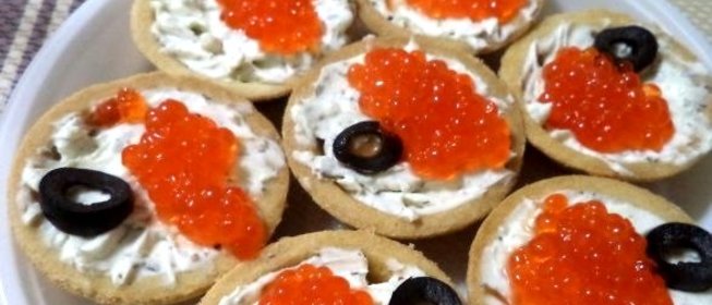 Тарталетки на праздничный стол